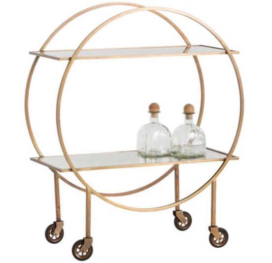 Holiday Bar Cart