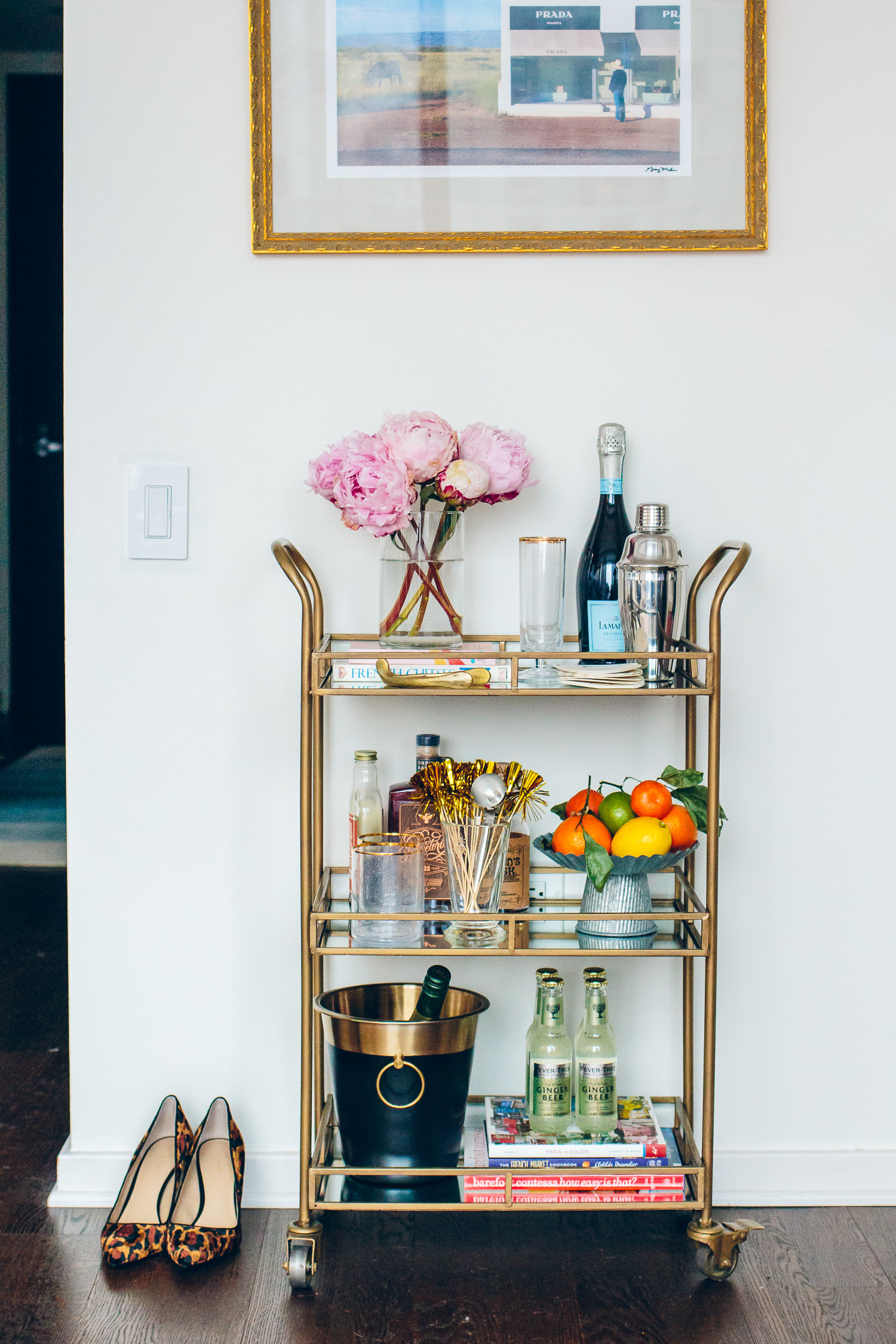 Holiday Bar Cart